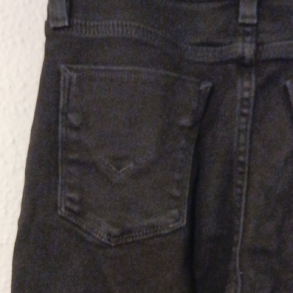 Hudson Jeans Black Straight Leg Denim - Picture 4 of 8
